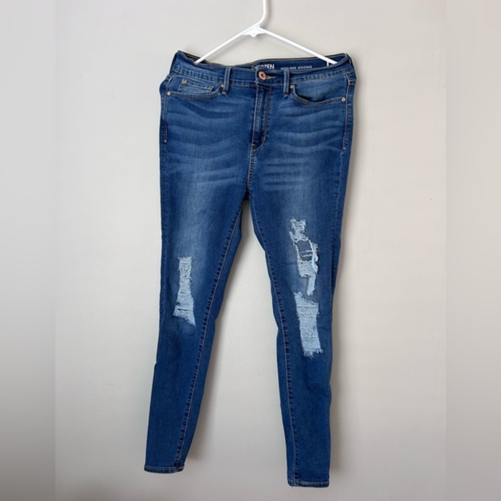 Levi's Women's Distressed Skinny Jeans - Blue‎